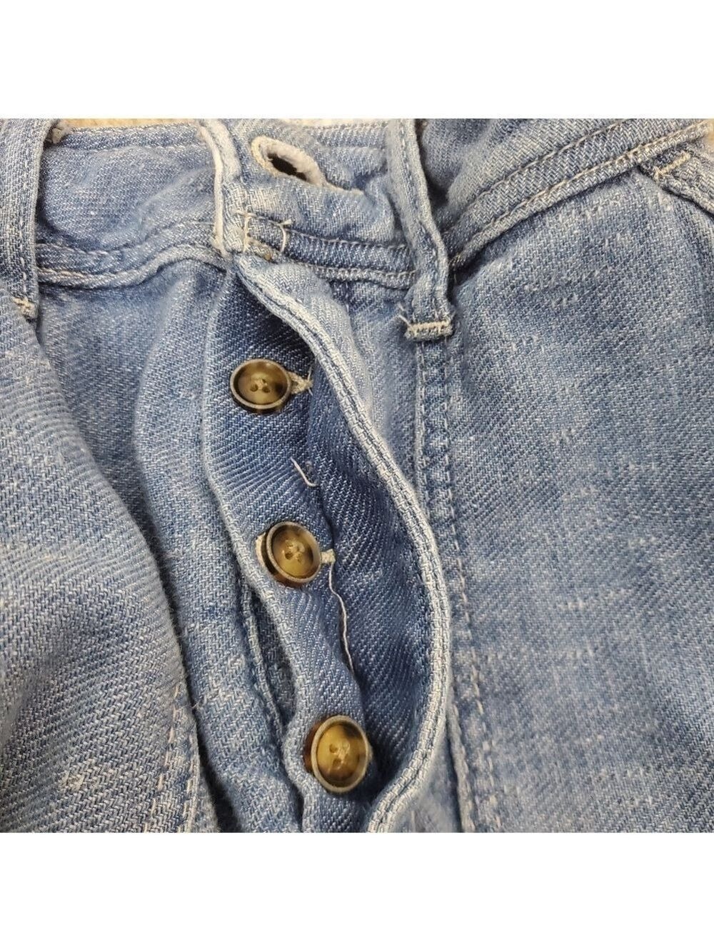 Free People We The Free Skye Relaxed Boyfriend Linen Jeans Size 29 - Picture 13 of 14